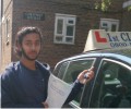 Jasmin with Driving test pass certificate
