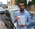  Bilal with Driving test pass certificate