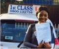  Veranne with Driving test pass certificate